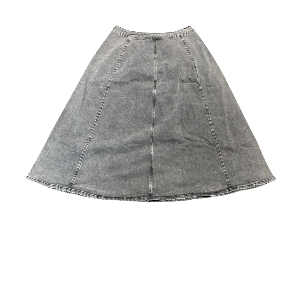 NWT Women’s‎ Dark Gray High Rise Jean Skirt XXL K22
